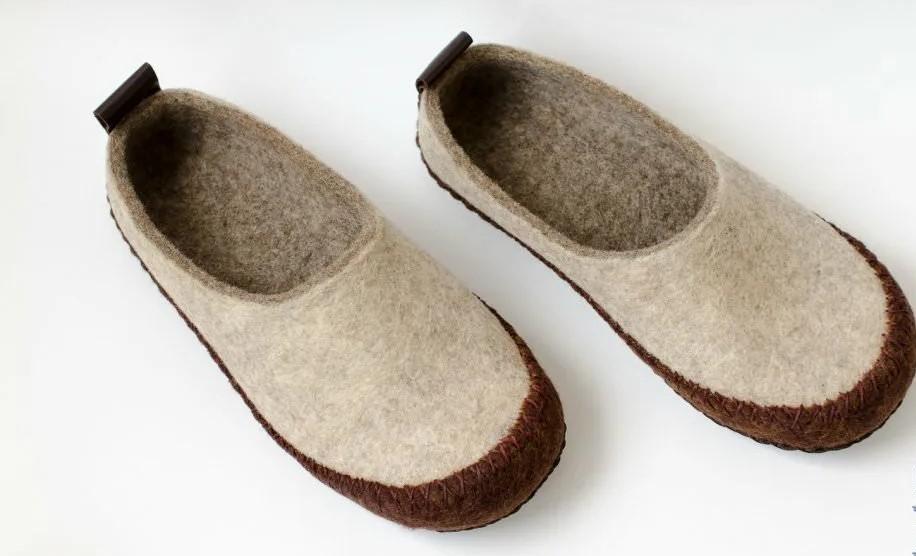 تصویر 4 از پاپوش نمدی ساخت حرفه ای با الیاف کاملا طبیعی